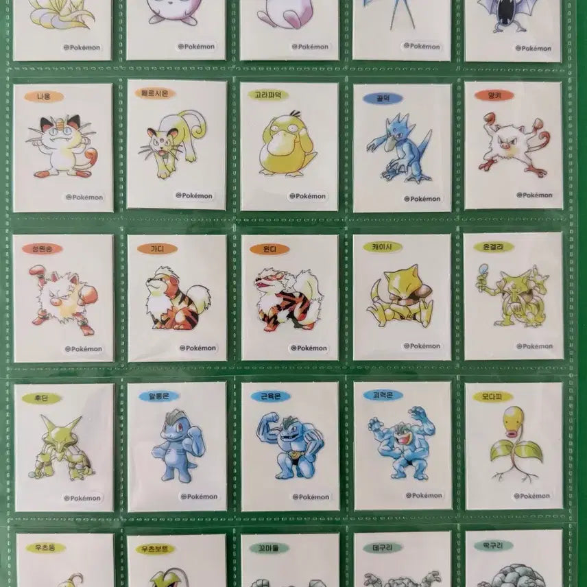 [BUNJANG] Pokemon 30th Anniversary Artwork Tteu-bbbo-ssseul Stickers / 포켓몬 30주년 기념  아트워크 띠부씰