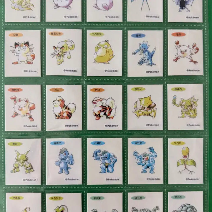 [BUNJANG] Pokemon 30th Anniversary Artwork Tteu-bbbo-ssseul Stickers / 포켓몬 30주년 기념  아트워크 띠부씰