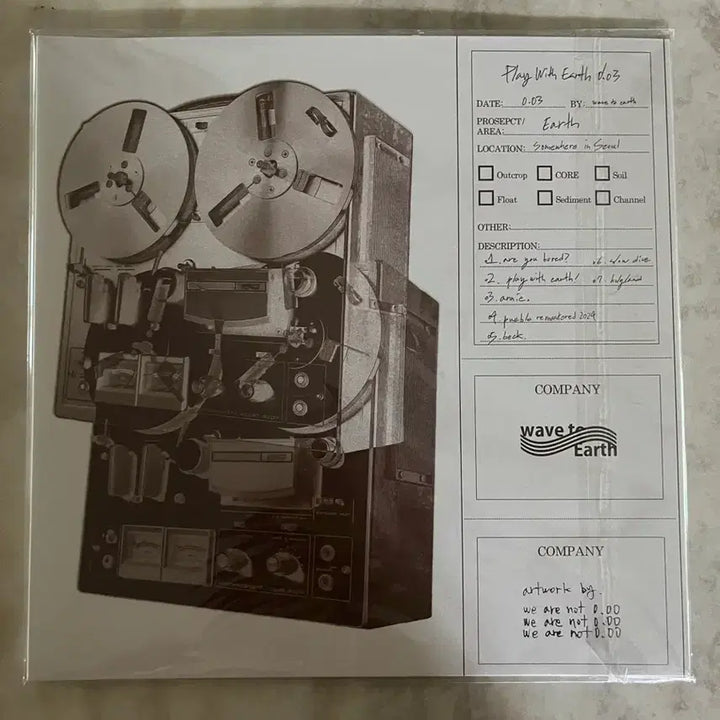 [BUNJANG] Wave To Earth Play With Earth 0.03 Limited Edition LP (Pink, Sealed) / 미개봉) 웨이브 투 어스 Lp 0.03 핑크