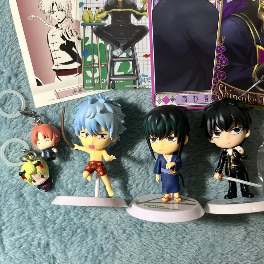 [BUNJANG] Gintama Chibi-큥 Figure, Keychain, Gacha Bundle Set / 급처 일괄) 은혼 고전 치비큥 피규어, 키링 ,가챠 등