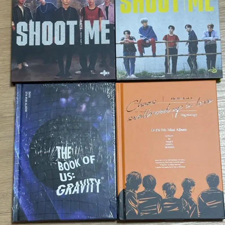 [BUNJANG] Day6 Shoot Me, Gravity, Negentropy Bundle Set (New) / 데이식스 day6앨범 슛미 그래비티 네겐트로피 (새상품 일괄)