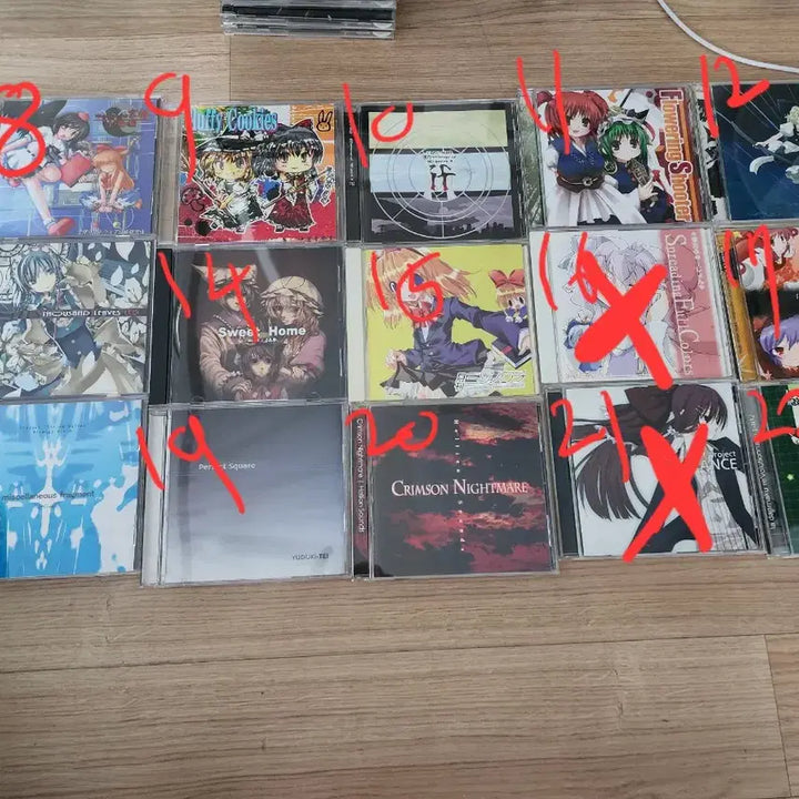 [BUNJANG] Touhou Project Doujin Music CD Bundle / (급전-일괄25만,개별)동인 동방 프로젝트 앨범 CD 70장