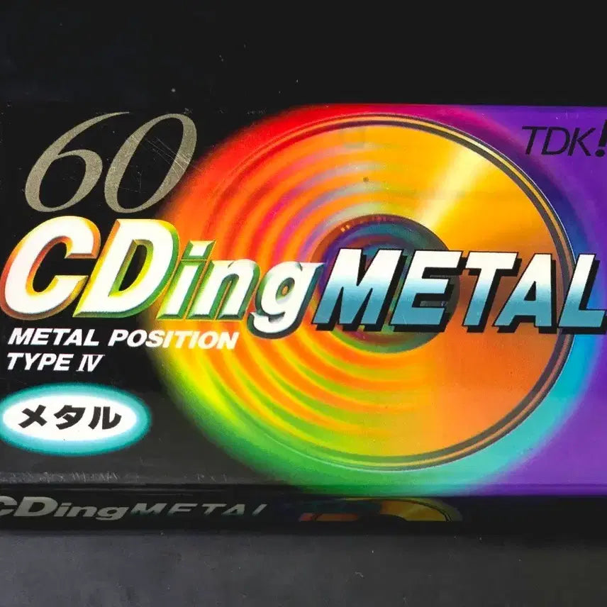 [BUNJANG] TDK CDing METAL 60 Cassette Tape (New, Sealed) / 미개봉 새상품 TDK CDing METAL 60 공테이프