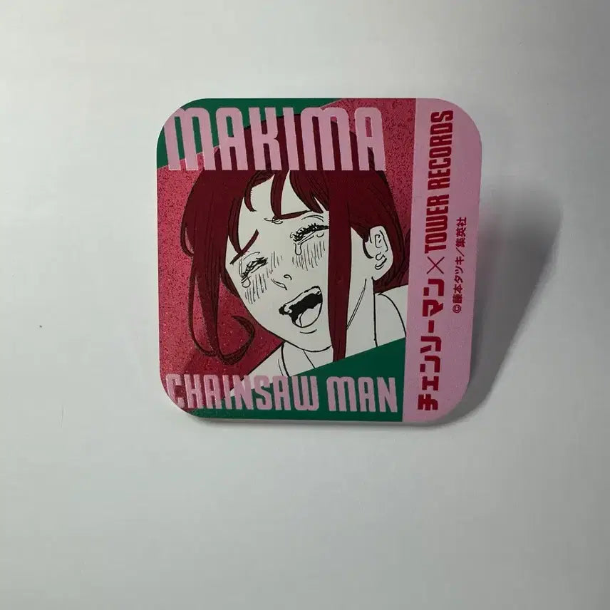 [BUNJANG] Chainsaw Man Shibuya Tower Records Makima Badge / 체인소맨 시부야 타워레코드 마키마 뱃지