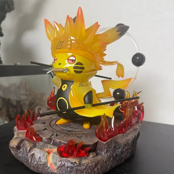 [BUNJANG] Naruto Six Paths Sage Pikachu Resin Figure / 나루토 피카츄 육도선인 레진 피규어