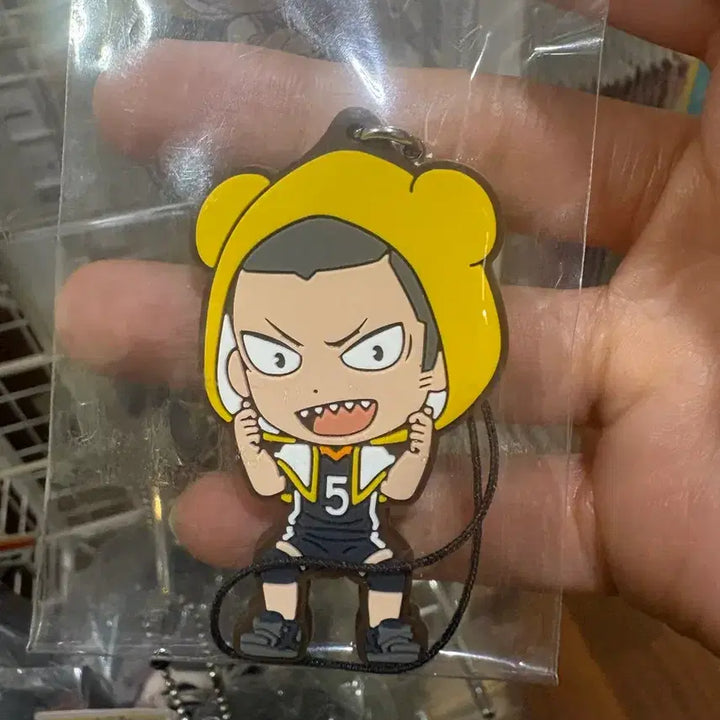 [BUNJANG] Haikyuu!! Ryunosuke Tanaka Bearbrick Rubber Strap / 하이큐 타나카 베어브릭 러버 스트랩