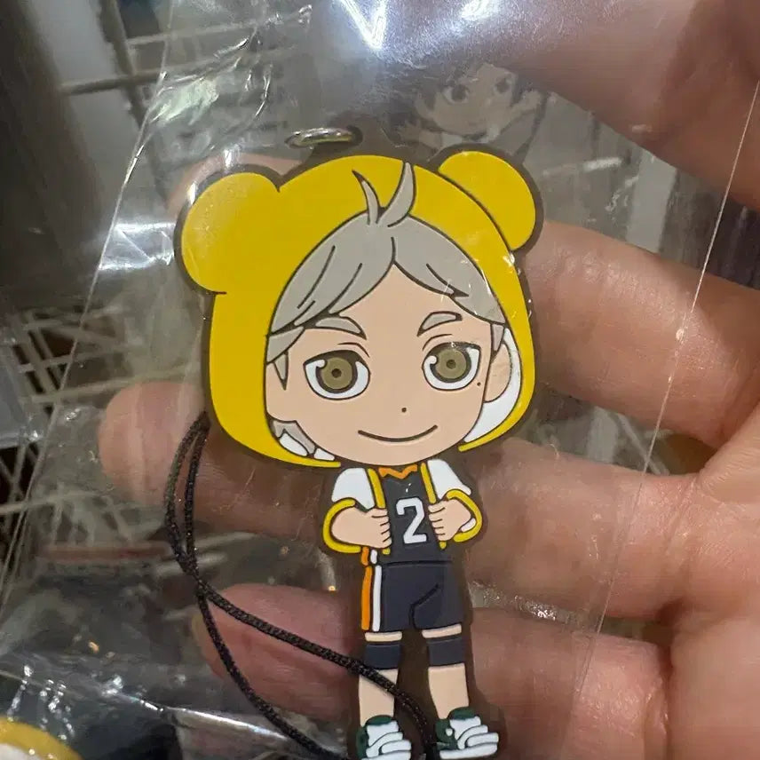 [BUNJANG] Haikyuu!! Sugawara Koushi Bearbrick Rubber Strap / 하이큐 스가와라 베어브릭 러버 스트랩
