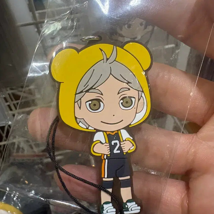 [BUNJANG] Haikyuu!! Sugawara Koushi Bearbrick Rubber Strap / 하이큐 스가와라 베어브릭 러버 스트랩