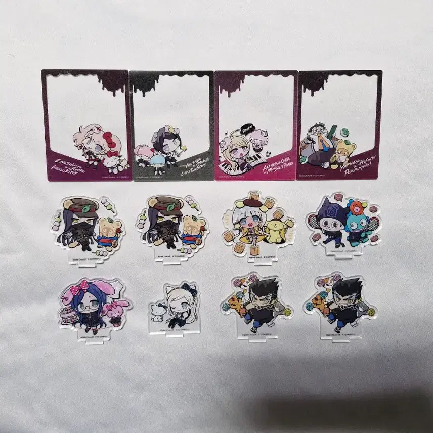 [BUNJANG] Danganronpa x Sanrio Acrylic Standee / 단간론파 산리오 쥰코 무쿠로 아카마츠 안지 신구지 소니아 아크릴 교환