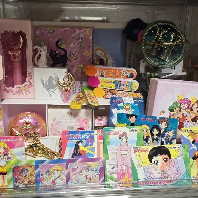 [BUNJANG] Vintage Sailor Moon Mechanical Pencil Lead Case Set (6 pcs) / 고전 세일러문 샤프심통 5개