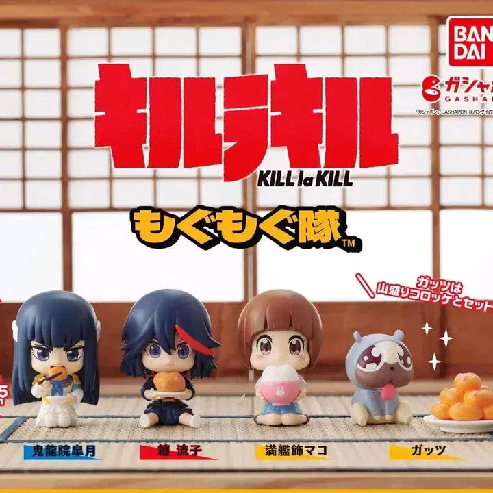 [BUNJANG] Kill la Kill Mogu Mogu Gacha Mato Ryuko + Guts Figure Set / 킬라킬 모구모구 가챠 마토이 류코+가츠