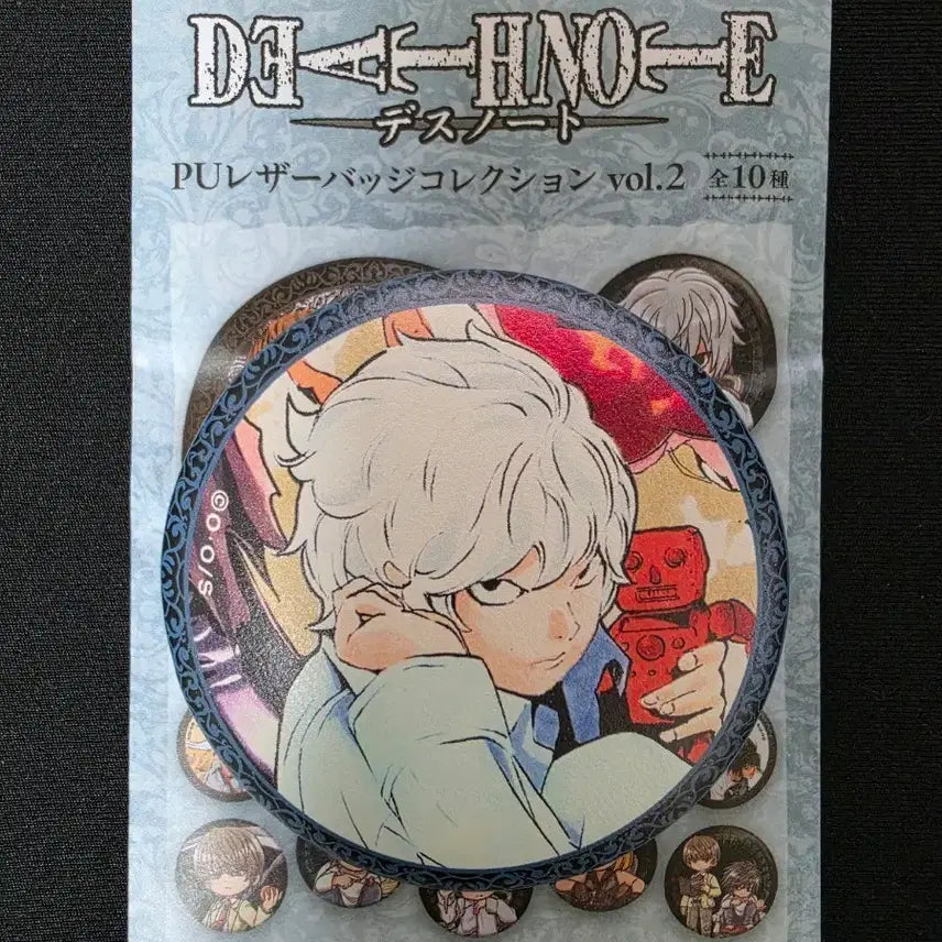 [BUNJANG] Death Note Nia Original Art PU Leather Badge / 데스노트 니아 원화 PU 가죽 뱃지