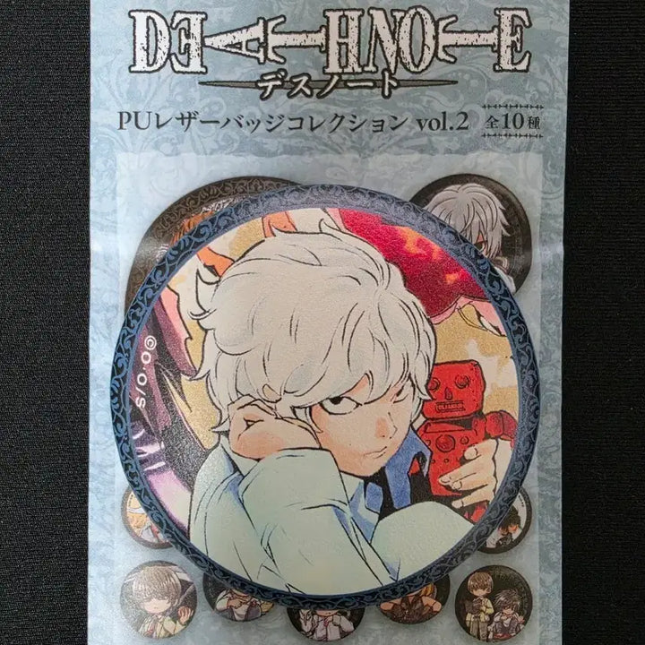 [BUNJANG] Death Note Nia Original Art PU Leather Badge / 데스노트 니아 원화 PU 가죽 뱃지