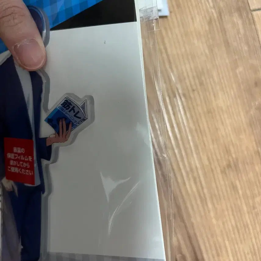 [BUNJANG] Kiyomine Big Acrylic Stand &amp; Can Badge Set / 망배 망각배터리 키요미네 안경 쿠지락 빅 아크릴 스탠드 캔뱃지 세트