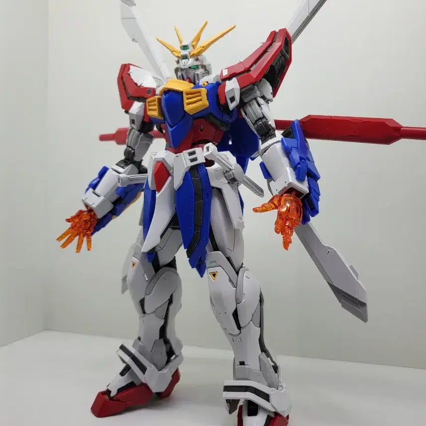 [BUNJANG] Fat Cat 1/100 Scale God Gundam Model Kit / FAT CAT MG 1 / 100 갓건담