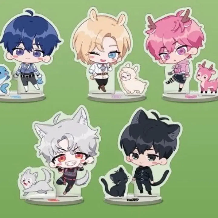 [BUNJANG] PLAVE Aniplex Acrylic Stand SD Diorama Set / 플레이브 애니플러스 아크릴