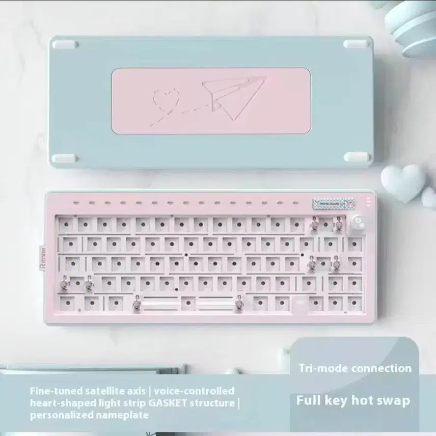 [BUNJANG] Recazr Paper Plane 66 Barebones Keyboard / reccazr paper plane66 종이비행기 키보드 베어본