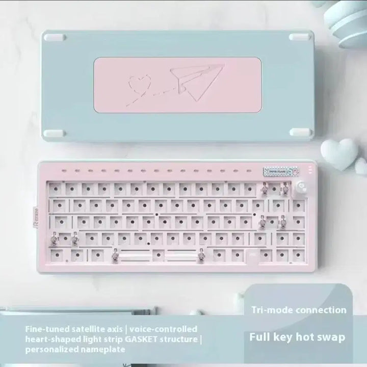 [BUNJANG] Recazr Paper Plane 66 Barebones Keyboard / reccazr paper plane66 종이비행기 키보드 베어본