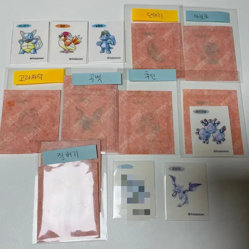 [BUNJANG] Pokemon TCG 30th Anniversary Stickers - Season 5 Trading / 포켓몬 띠부씰 시즌5 교환 (칠색조 구함)