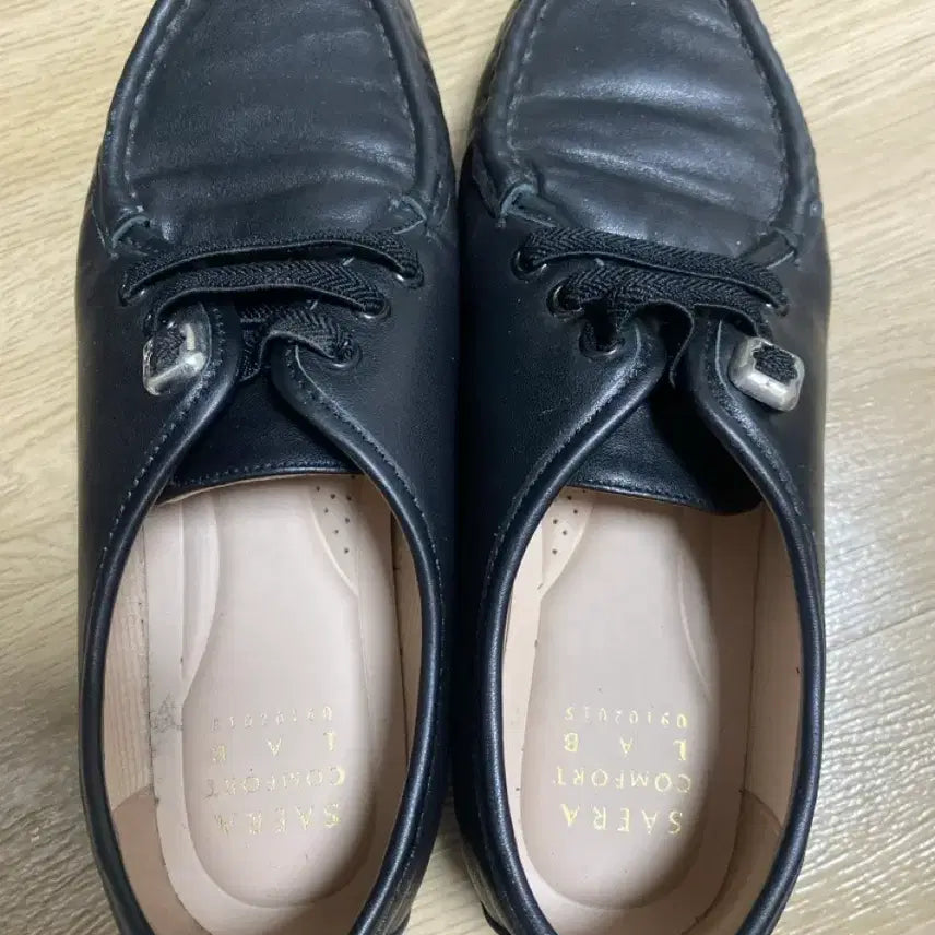 [BUNJANG] SAERA Black Leather Comfort Loafers Size 240 / SAERA 검정색 가죽 컴포트 로퍼 240