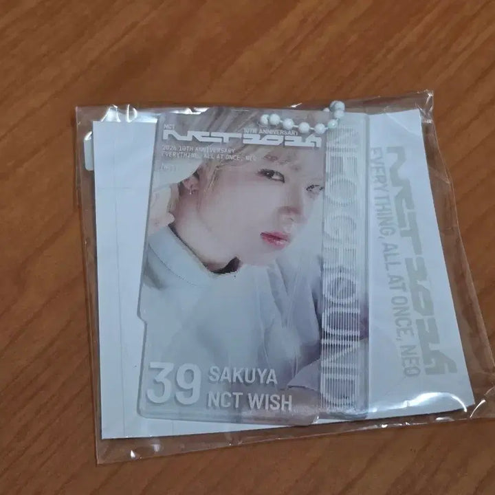 [BUNJANG] NCT WISH Sakuya NeoGround Lenticular Keyring / NCT WISH 사쿠야 NeoGround 팝업 렌티큘러 키링
