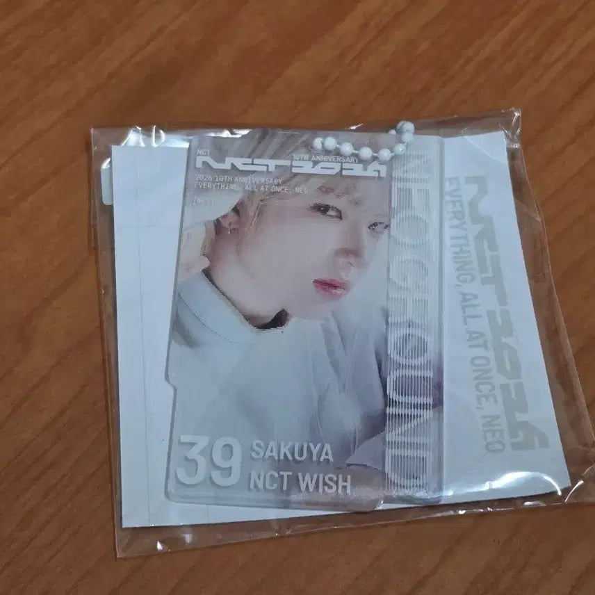 [BUNJANG] NCT WISH Sakuya NeoGround Lenticular Keyring / NCT WISH 사쿠야 NeoGround 팝업 렌티큘러 키링