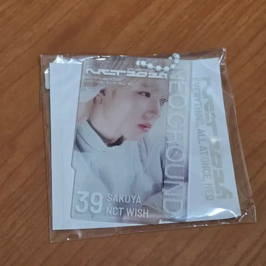 [BUNJANG] NCT WISH Sakuya NeoGround Lenticular Keyring / NCT WISH 사쿠야 NeoGround 팝업 렌티큘러 키링