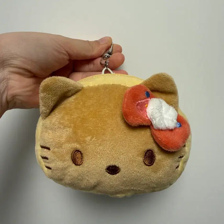 [BUNJANG] Hello Kitty Pancake Pouch Doll Keychain / 정품) 헬로키티 팬케이크 파우치 인형키링 최종가