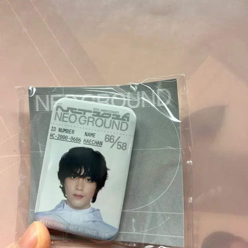 [BUNJANG] NCT 10th Anniversary Haechan Metal ID Badge / 엔시티 NCT 10주년 팝업 메탈 ID 뱃지 해찬