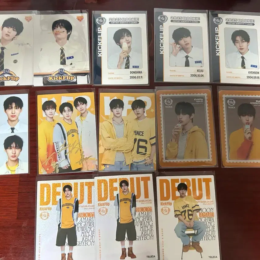 [SOLD OUT] KickFlip 텔레카 포토카드 일괄