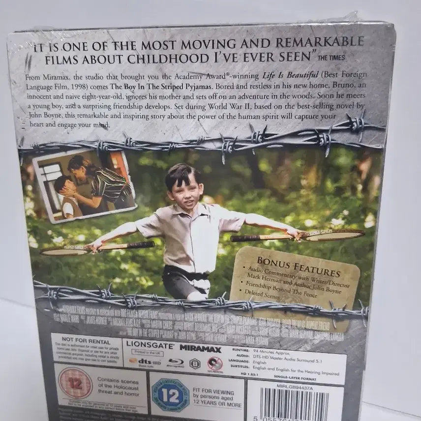 [BUNJANG] The Boy in the Striped Pyjamas Blu-ray Steelbook (Sealed) / (미개봉)줄무늬 파자마를 입은 소년 블루레이 스틸북
