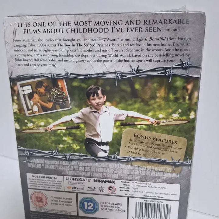 [BUNJANG] The Boy in the Striped Pyjamas Blu-ray Steelbook (Sealed) / (미개봉)줄무늬 파자마를 입은 소년 블루레이 스틸북