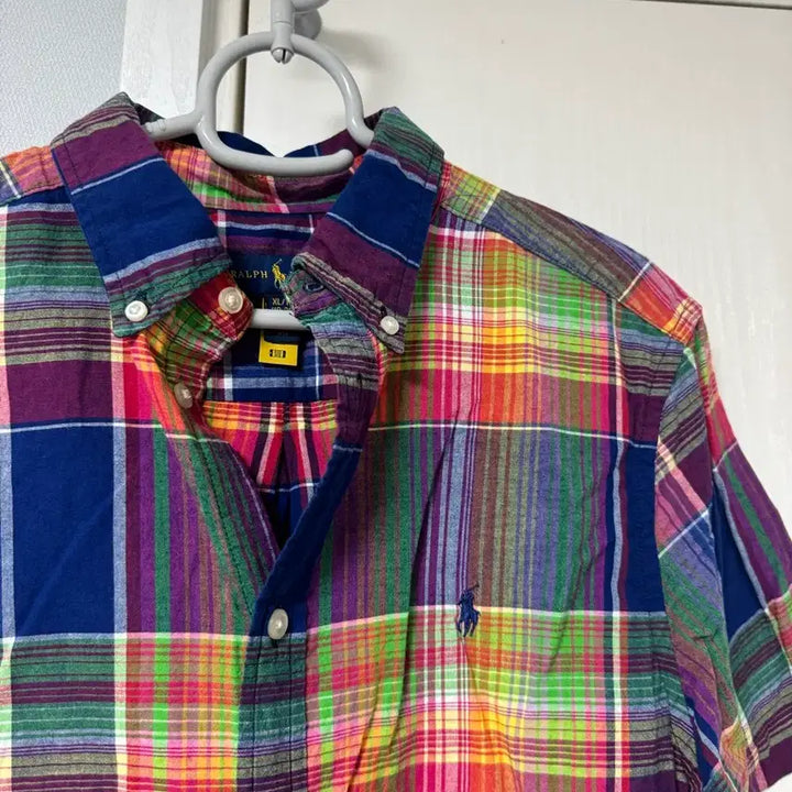 [BUNJANG] Polo Ralph Lauren Checked Short Sleeve Shirt XL / 폴로 반팔 체크 셔츠