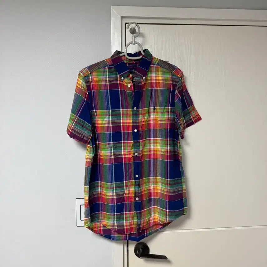 [BUNJANG] Polo Ralph Lauren Checked Short Sleeve Shirt XL / 폴로 반팔 체크 셔츠