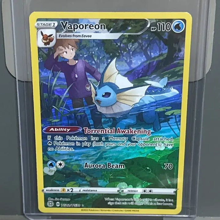 [BUNJANG] Pokemon Card Vaporeon chr North American / [북미] 포켓몬카드 샤미드 chr 이브이 판매