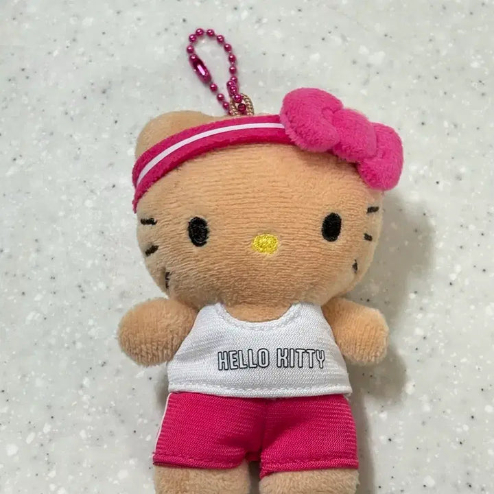 [BUNJANG] Sanrio Hello Kitty Cutie Run Marathon Sportswear Mascot Keychain / 산리오 헬로키티 큐티런 마라톤 운동복 인형 키링 마스코트