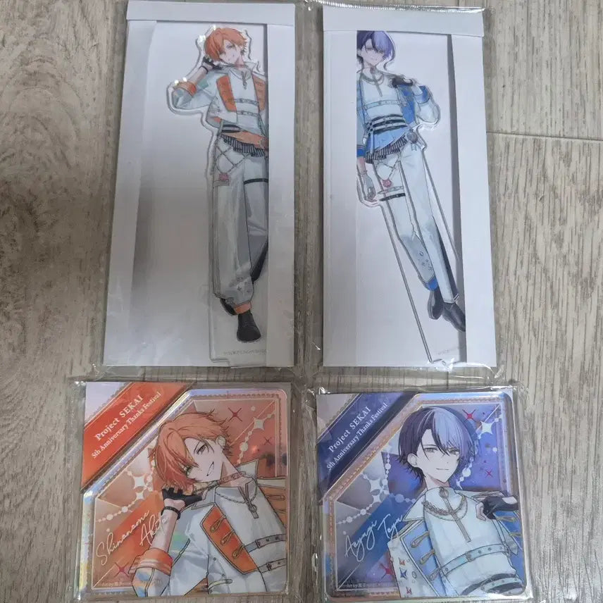 [BUNJANG] Project Sekai Shinonome Akito &amp; Aoyagi Toya 5th Anniversary Festival Acrylic Standee Set / 프세카 프로세카 시노노메 아키토 아오야기 토우야 5주년 감사제 아크릴