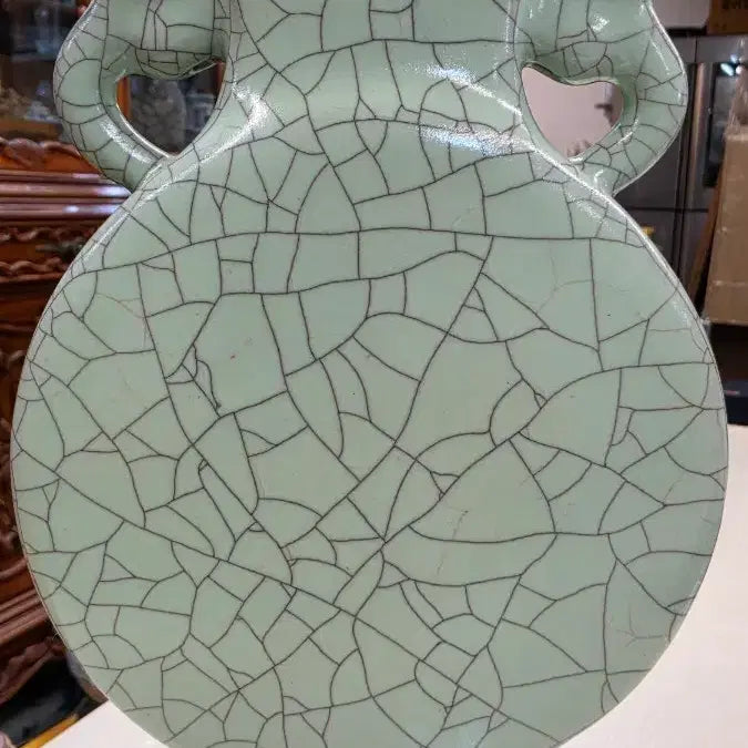 [BUNJANG] Song Dynasty Celadon Yi-type Meiping Vase / 송나라 고도자 진금 양이 포윌병 0520