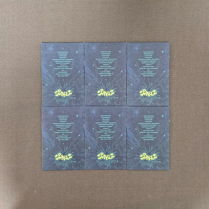 [BUNJANG] Sparkles Crossover Behind Snap Pack Photocard / 스파클즈 팝업스토어 크로스오버 비하인드 스냅팩 포토카드 포카 비엘 BL