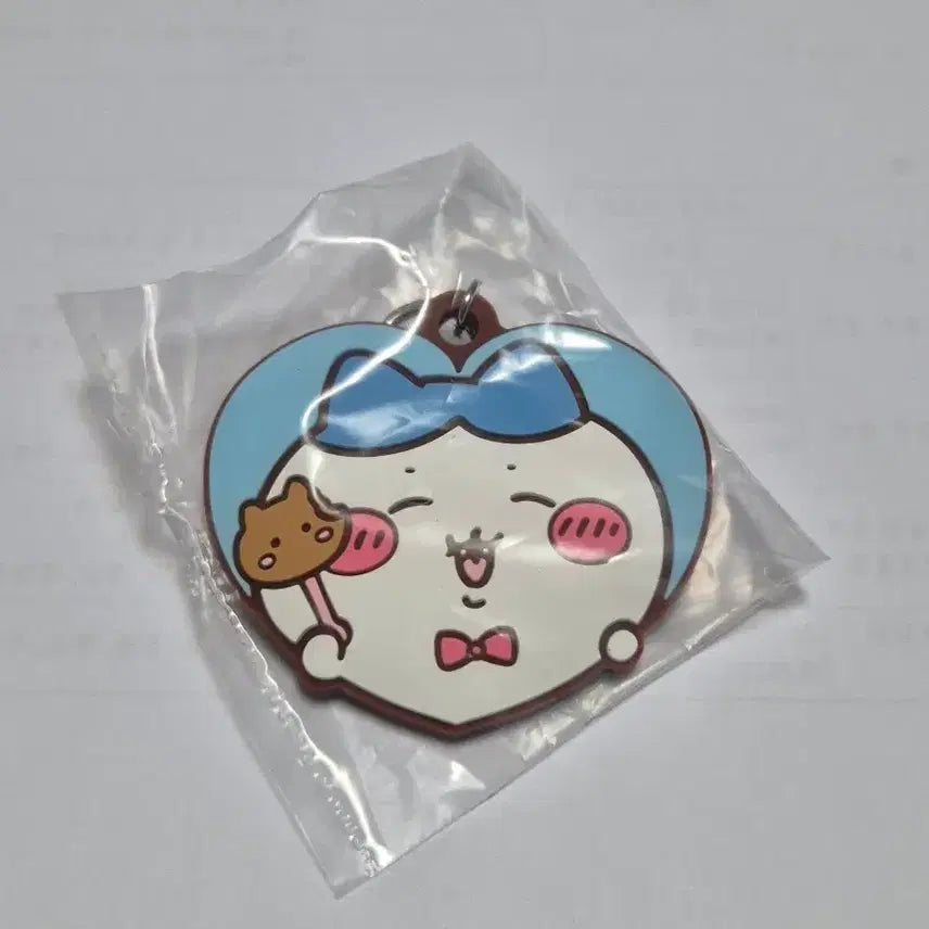 [BUNJANG] Cheekawaii Hachiware Heart Rubber Mascot Keychain / 치이카와 하치와레 하트 러버 마스코트 키링