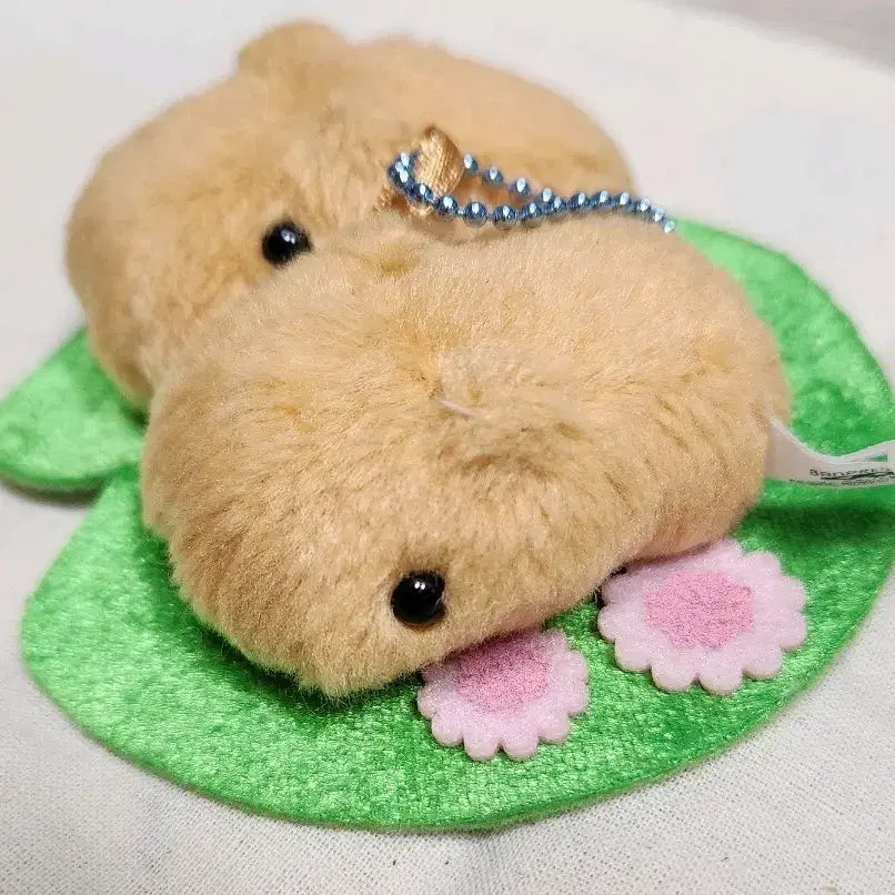 [BUNJANG] Classic Capybara Plush Keychain - Twin Capybaras / 고전 인형 카피바라상 인형 키링 쌍둥이 카피바라