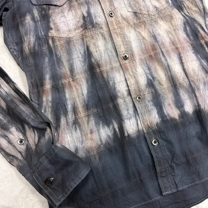 [BUNJANG] Pour Homme Check Print Western Shirt Size 2 / (2)5351 뿌르 레 옴므 체크 나염 웨스턴 셔츠