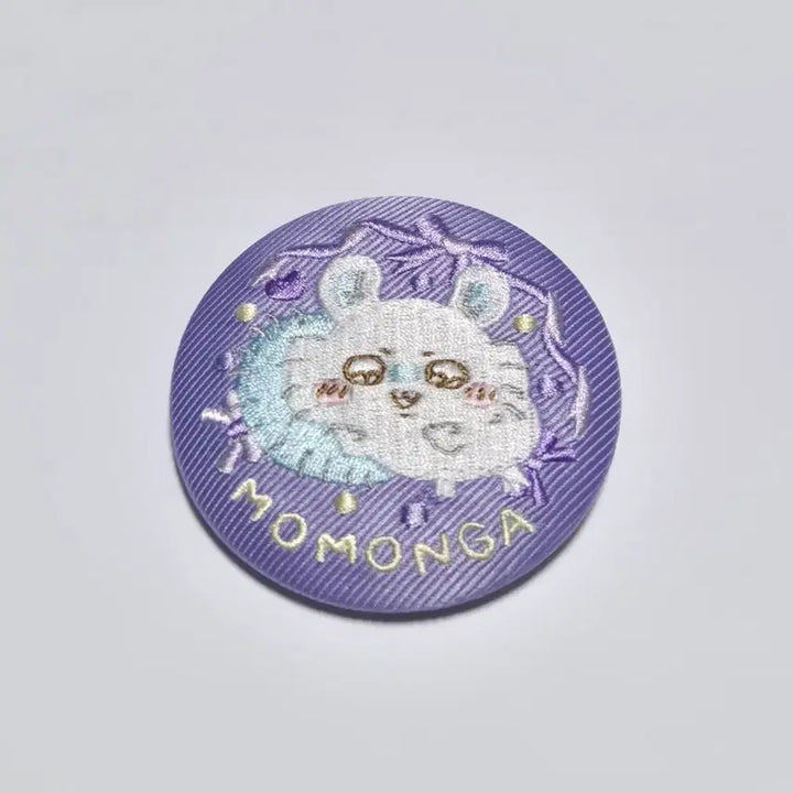 [BUNJANG] Chiikawa Momonga Embroidered Badge / 치이카와 모몽가 자수 뱃지