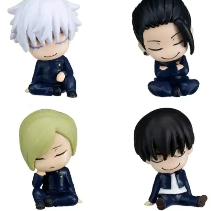 [BUNJANG] Jujutsu Kaisen Shoulder Perching Figure 4-Piece Set (Sealed) / (미개봉새상품) 주술회전 어깨쿵 피규어4종셋