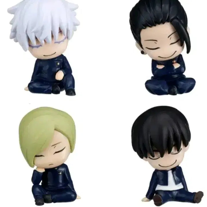[BUNJANG] Jujutsu Kaisen Shoulder Perching Figure 4-Piece Set (Sealed) / (미개봉새상품) 주술회전 어깨쿵 피규어4종셋
