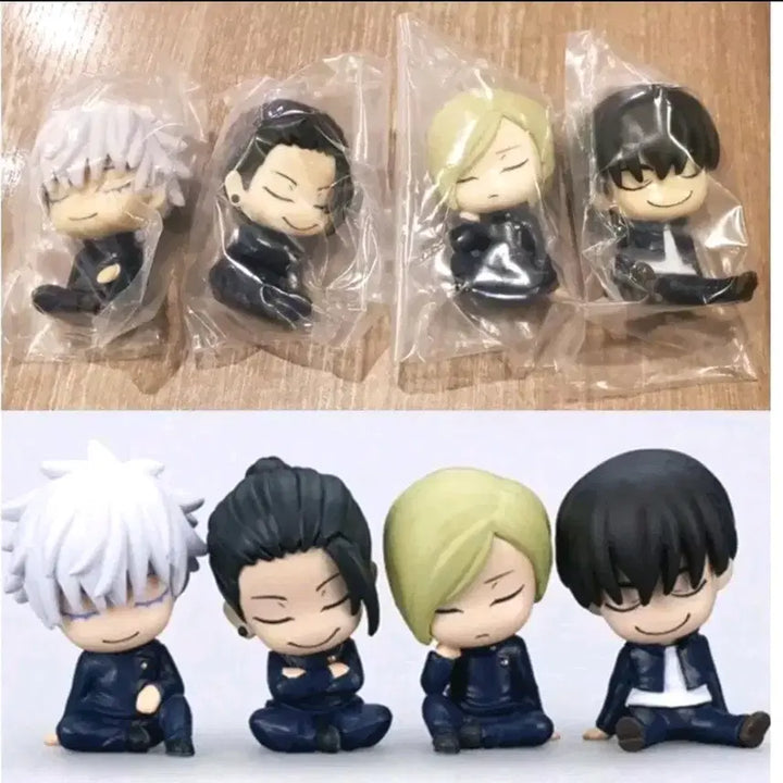 [BUNJANG] Jujutsu Kaisen Shoulder Perching Figure 4-Piece Set (Sealed) / (미개봉새상품) 주술회전 어깨쿵 피규어4종셋