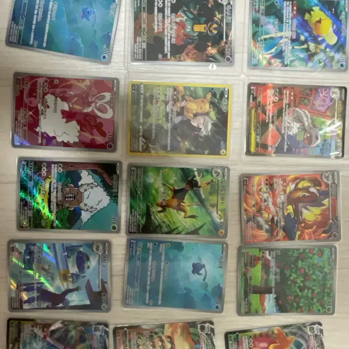 [BUNJANG] Korean Pokemon AR, CHR, SAR Cards (Japanese Edition) / 이슬의 고라파덕ar,피카츄chr,메가곤율거니sar(일판)
