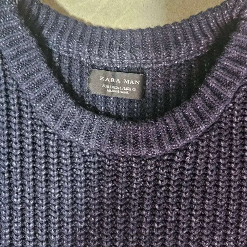 [BUNJANG] ZARA MAN Color Block Knit / 자라 ZARA MAN 컬러블록 니트