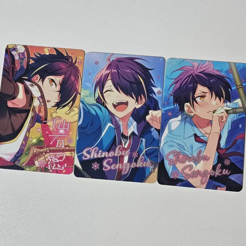 [BUNJANG] Ensemble Stars Shinobu Item Photocard Bundle Set / 앙스타 시노부 애장 포카 중스타 중국 파샤 파샷츠 일괄