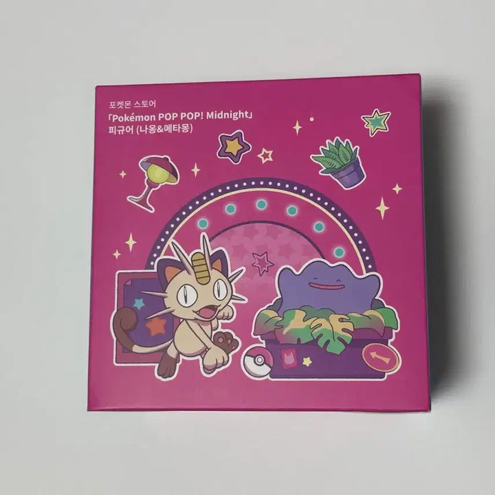 [BUNJANG] Pokemon Pop-Up Metamon Playground Midnight Metamon &amp; Meowth Figure / 포켓몬 팝업 메타몽 놀이터 미드나잇 피규어 메타몽 나옹